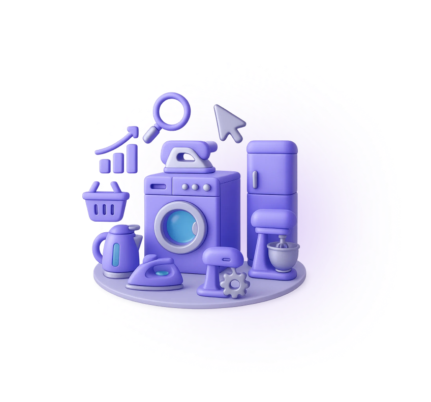 Продвижение сайта бытовой техники