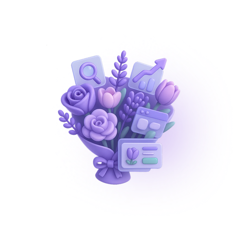 Продвижение сайта цветов